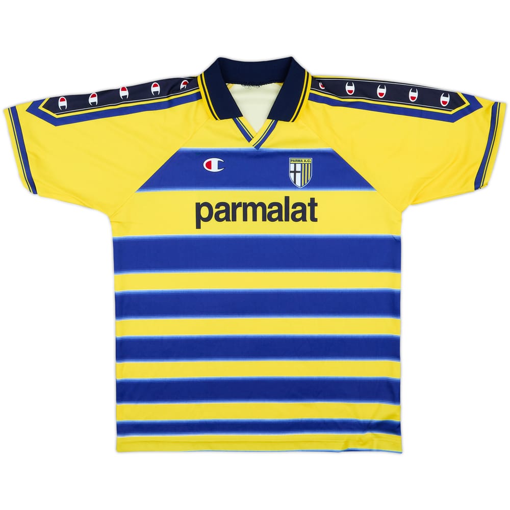1999-00 Parma Basic Home Shirt - 8/10 - (15-16 Years)