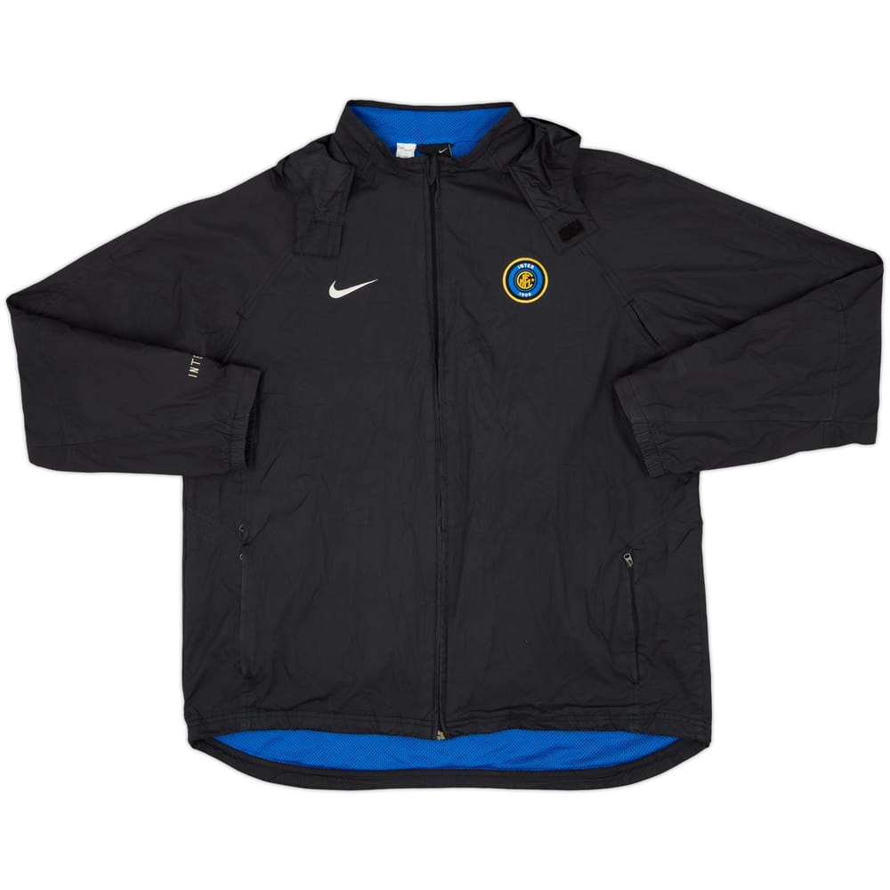 2004-05 Inter Milan Nike Hooded Rain Jacket - 8/10 - (XL)