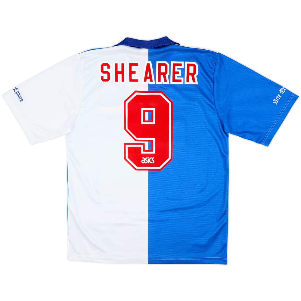 1995-96 Blackburn Home Shirt Shearer #9 - 9/10 - (L)