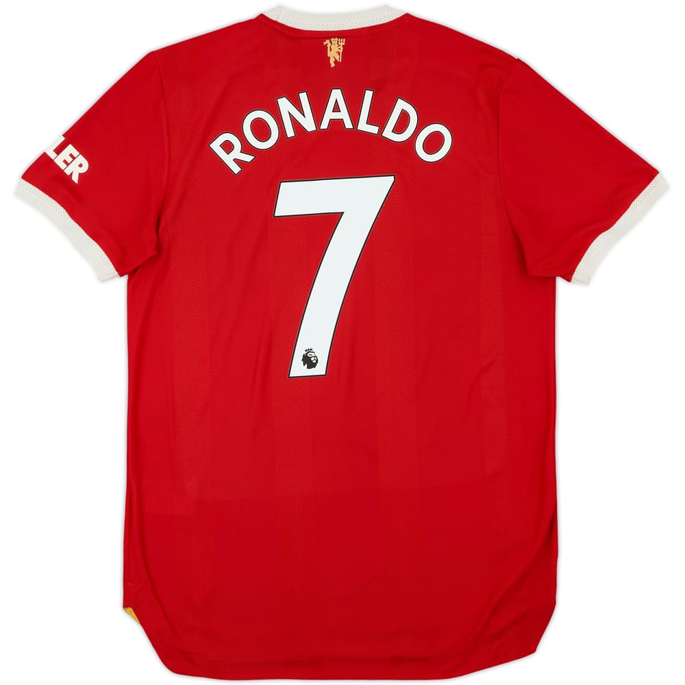 2021-22 Manchester United Authentic Home Shirt Ronaldo #7 - 7/10 - (M)
