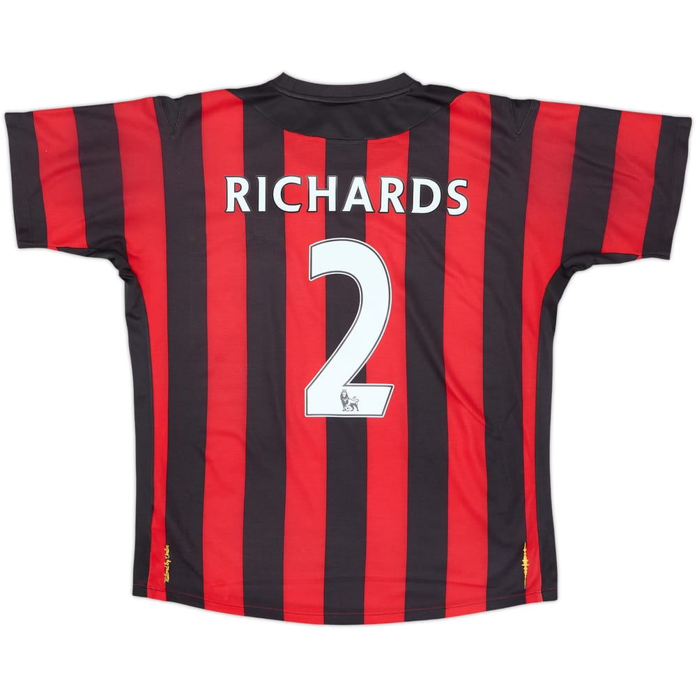 2011-12 Manchester City Away Shirt Richards #2 - 8/10 - (L)