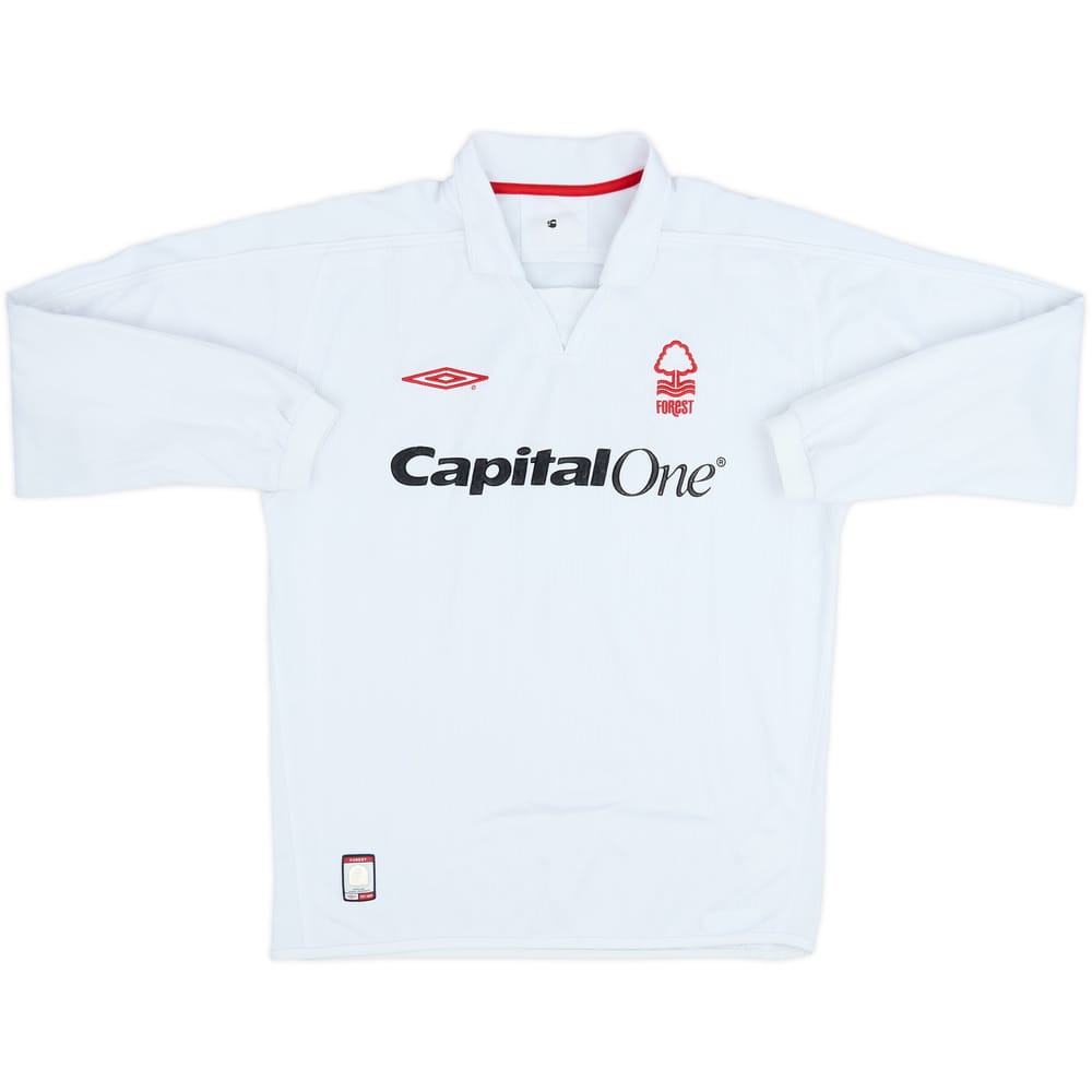 2003-04 Nottingham Forest Away L/S Shirt - 7/10 - (L)