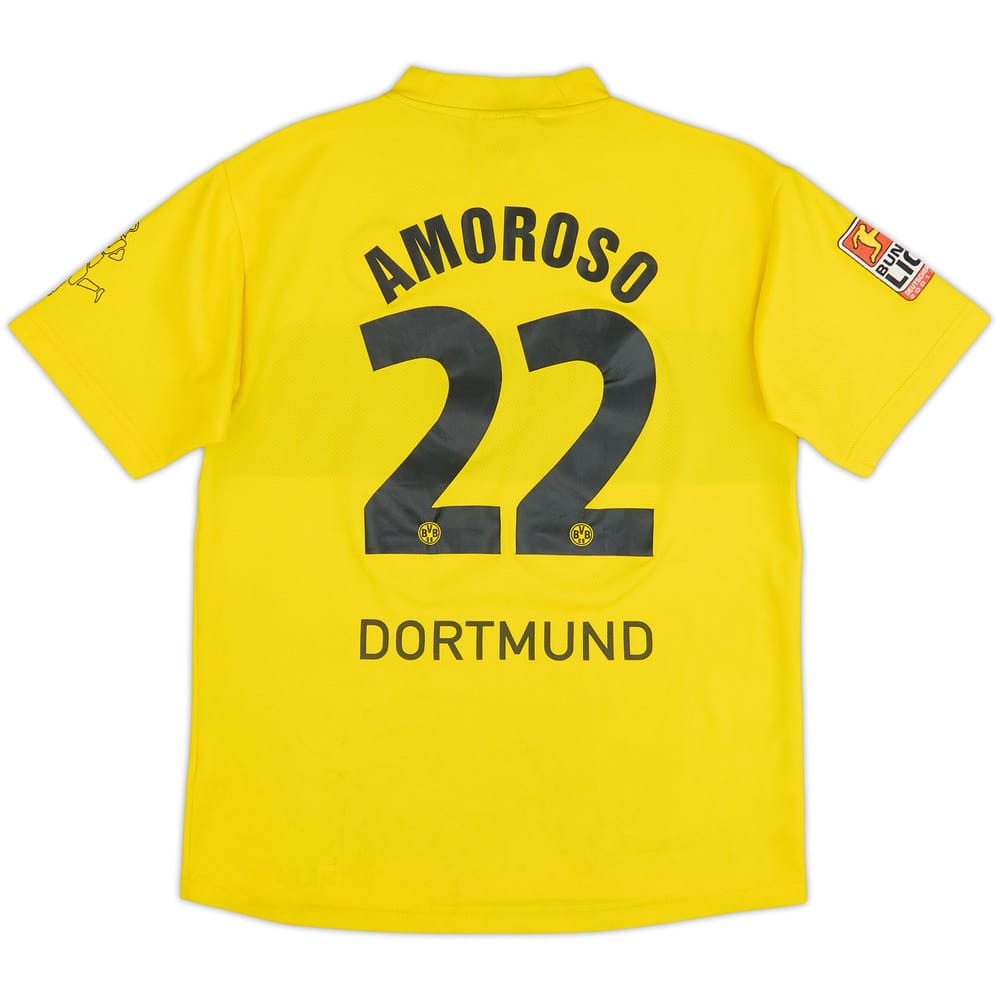 2002-03 Borussia Dortmund Home Shirt Amoroso #22 - 6/10 - (15-16 Years)