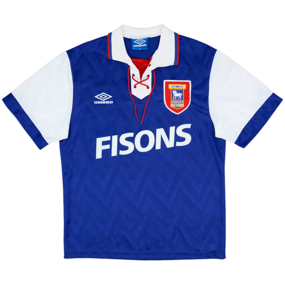 1992-94 Ipswich Home Shirt - 8/10 - (M)
