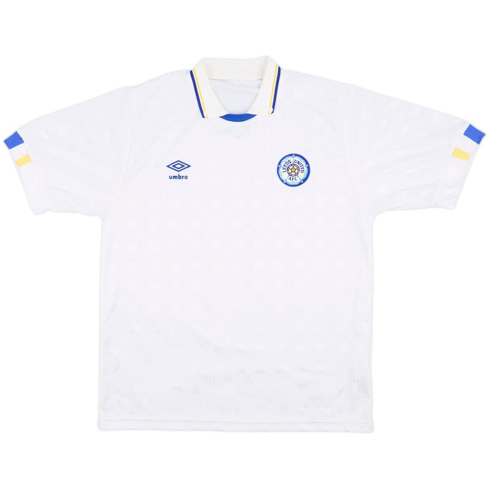 1988-90 Leeds United Home Shirt - 8/10 - (XL)