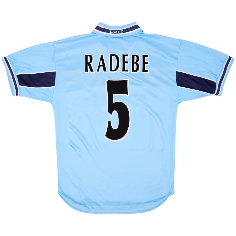 Camiseta de visitante del Leeds United 1999-00 Radebe #5 - 7/10 - (S)