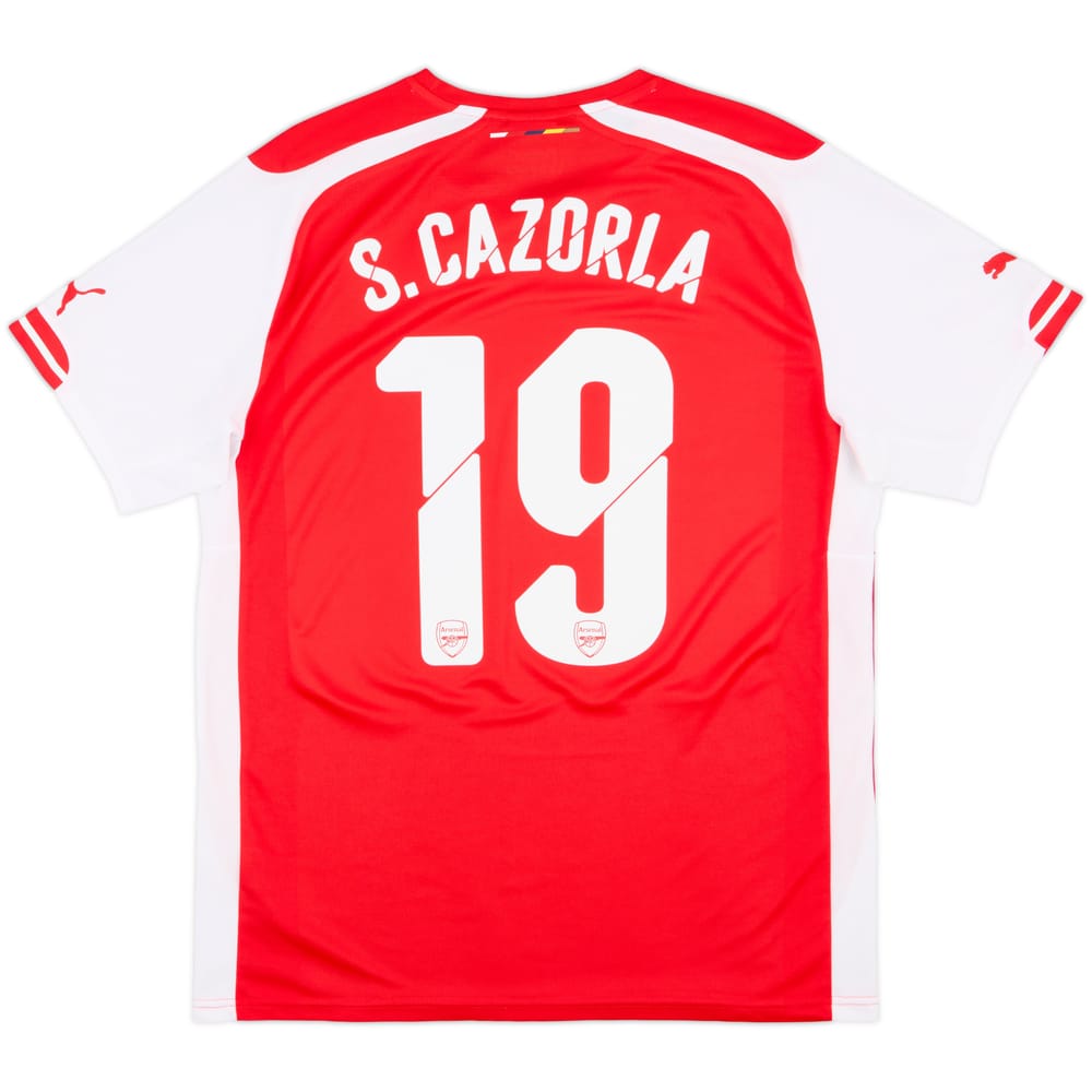 2014-15 Arsenal Home Shirt S.Cazorla #19 - 9/10 - (L)