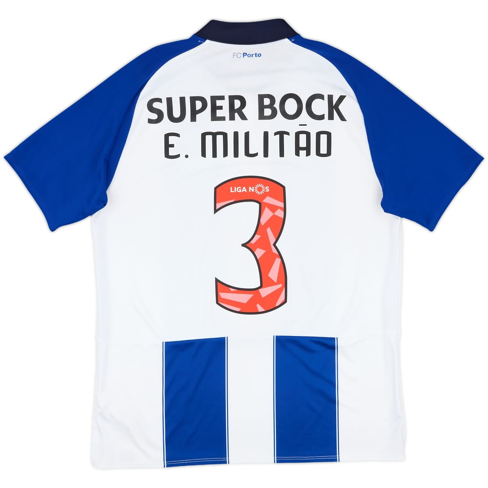 2018-19 FC Porto Home Shirt E.Militao #3 - 8/10 - (M)