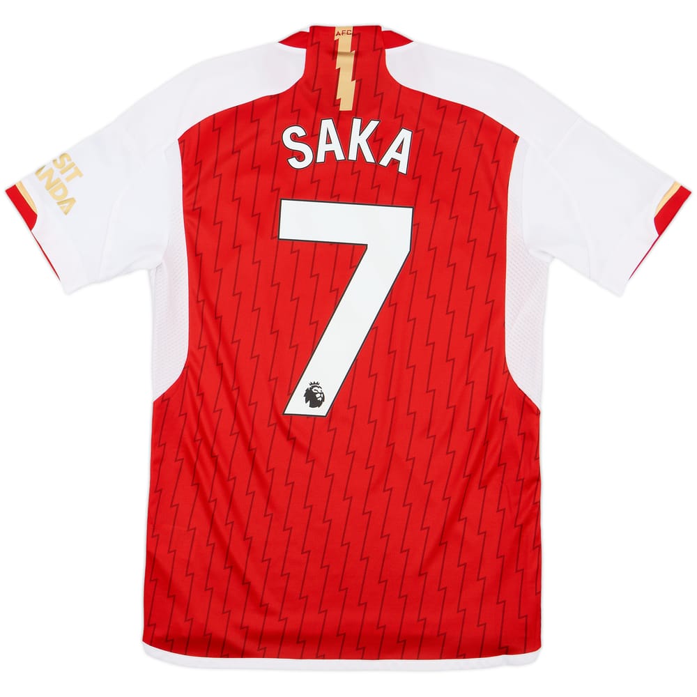 2023-24 Arsenal Home Shirt Saka #7 - 8/10 - (S)