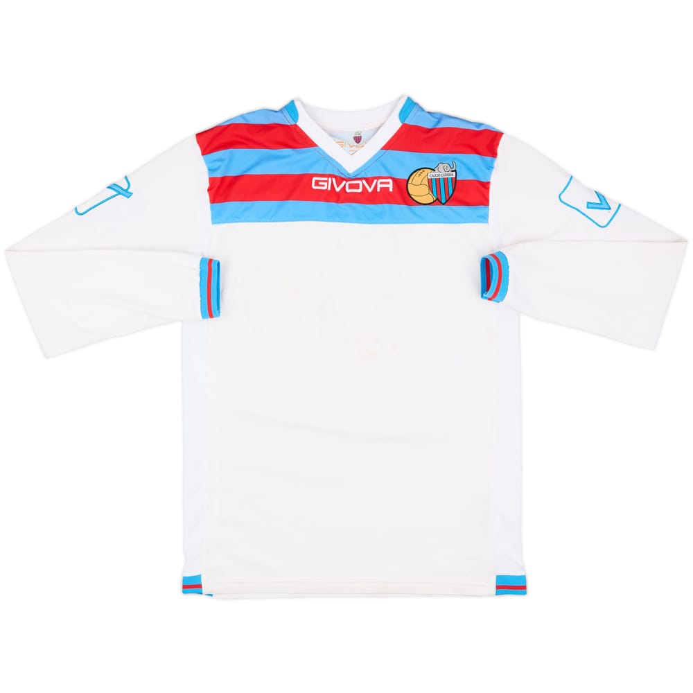 2013-14 Catania Away L/S Shirt #17 - 5/10 - (L)