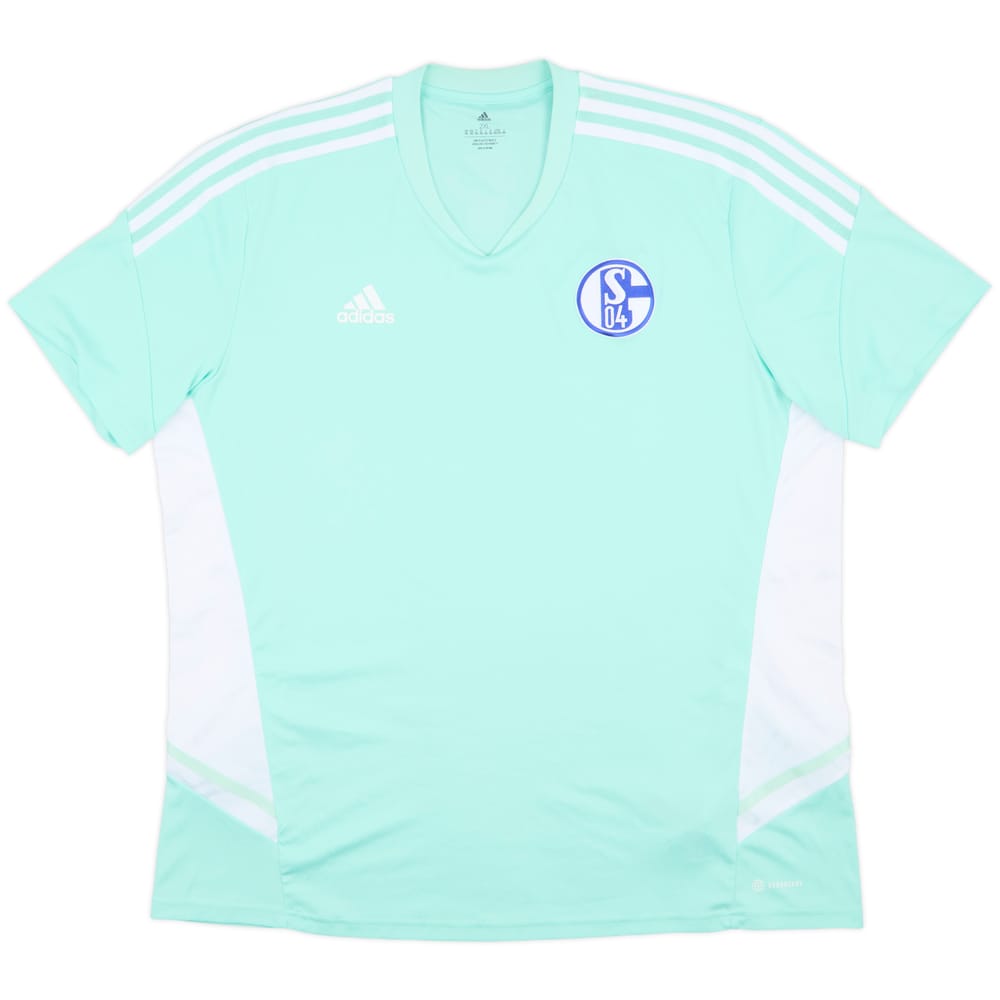 2022-23 Schalke adidas Training Shirt - 9/10 - (XXL)