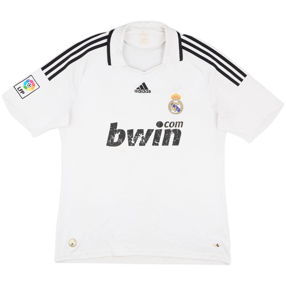 2008-09 Real Madrid Home Shirt - 4/10 - (L)