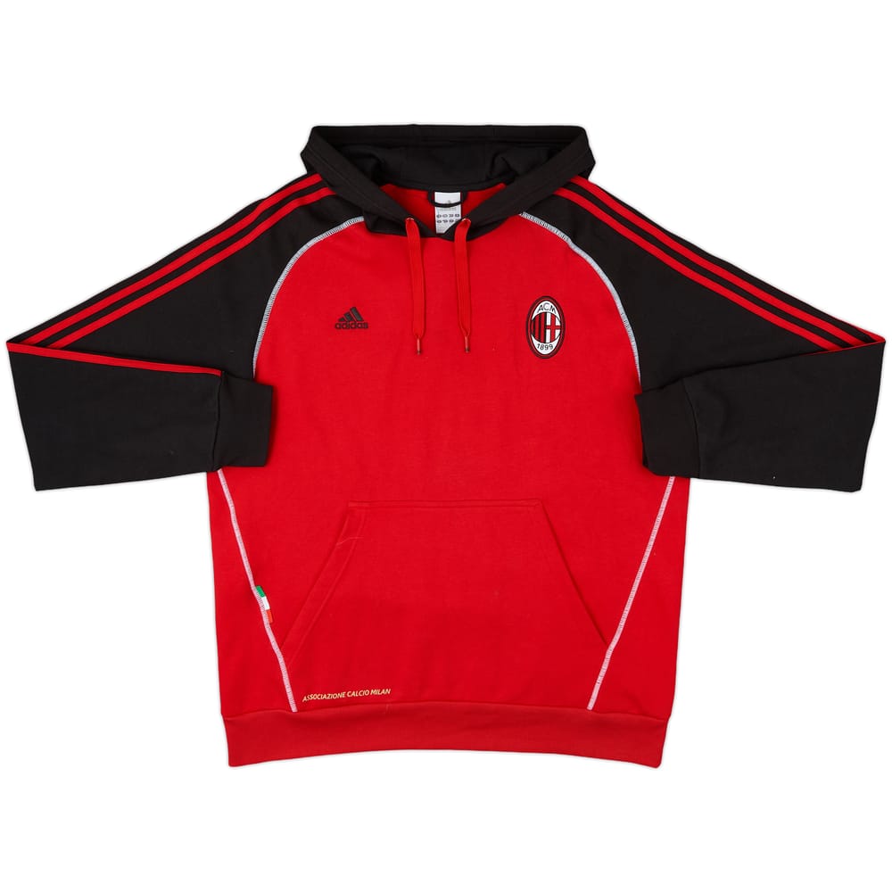 2012-13 AC Milan adidas Hooded Sweat Top - 8/10 - (XL)
