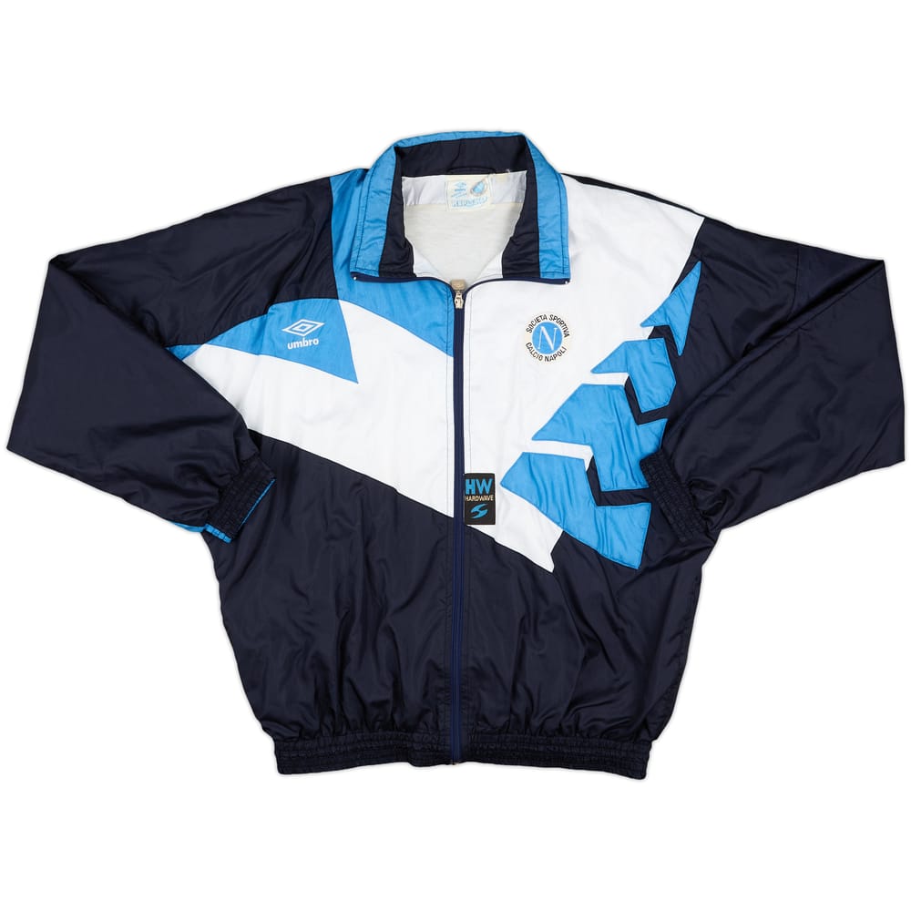 1991-93 Napoli Umbro Track Jacket - 8/10 - (XXL)