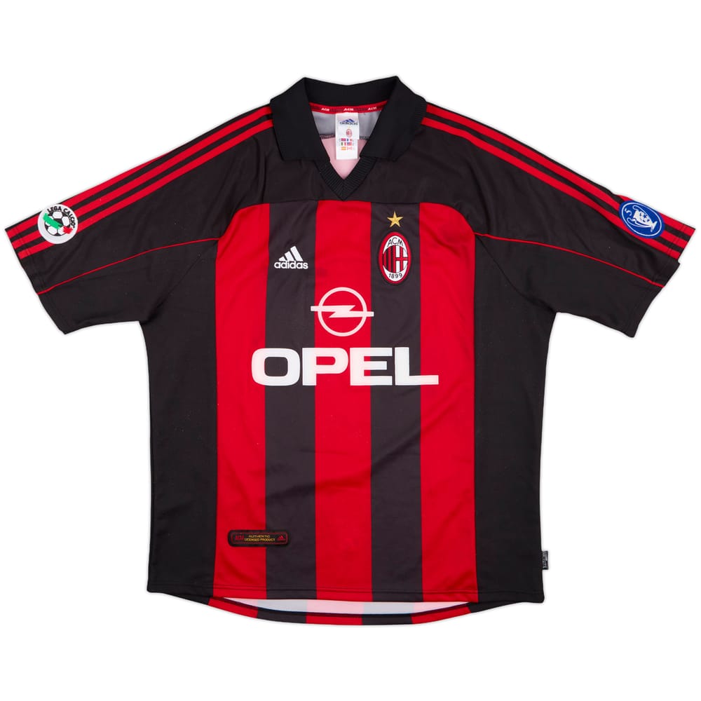 2000-02 AC Milan Home Shirt Shevchenko #7 - 4/10 - (XL)