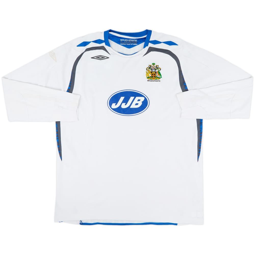 2007-08 Wigan Away L/S Shirt - 7/10 - (XXL)