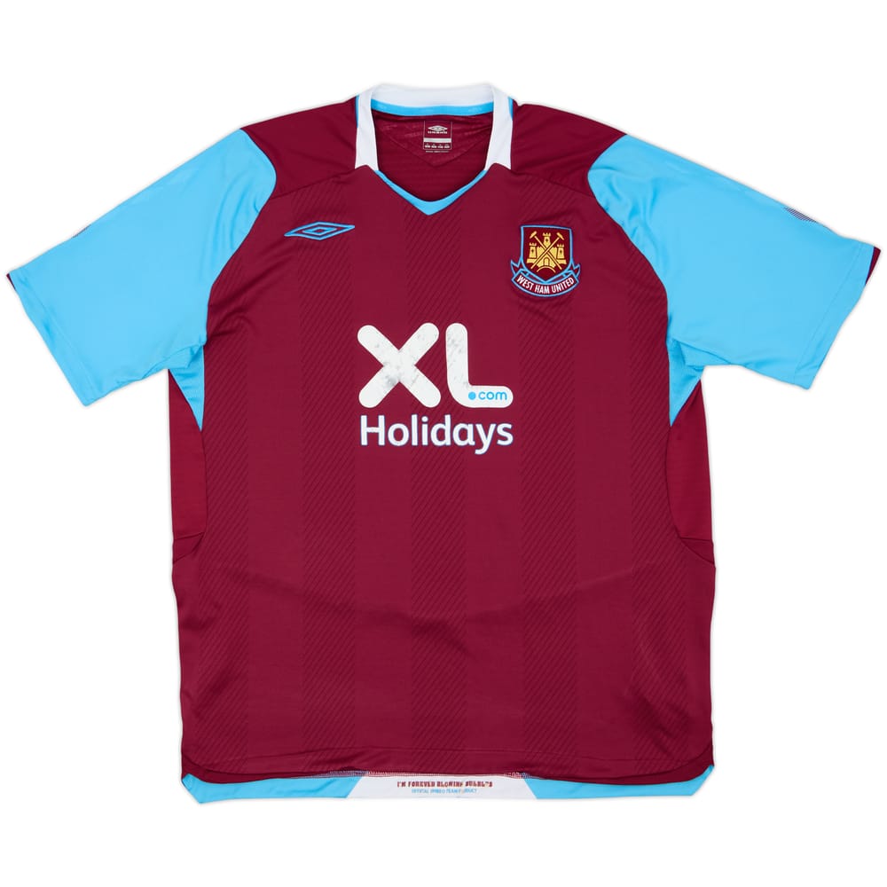 2008-09 West Ham Home Shirt - 5/10 - (XL)
