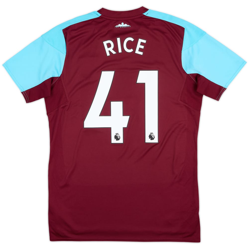 2017-18 West Ham Home Shirt Rice #41 - 9/10 - (M)