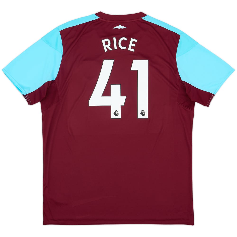 2017-18 West Ham Home Shirt Rice #41 - 10/10 - (XXL)