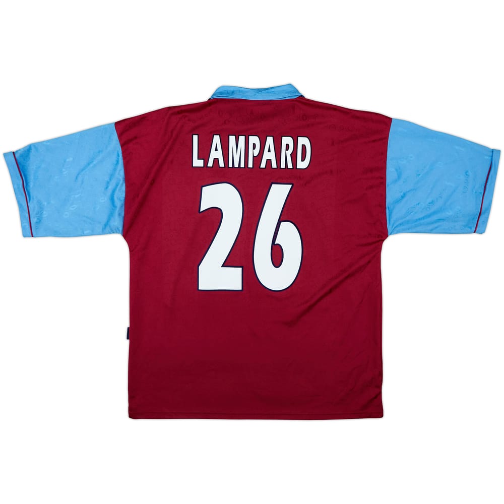 1995-97 West Ham Centenary Home Shirt Lampard #26 - 8/10 - (XXL)