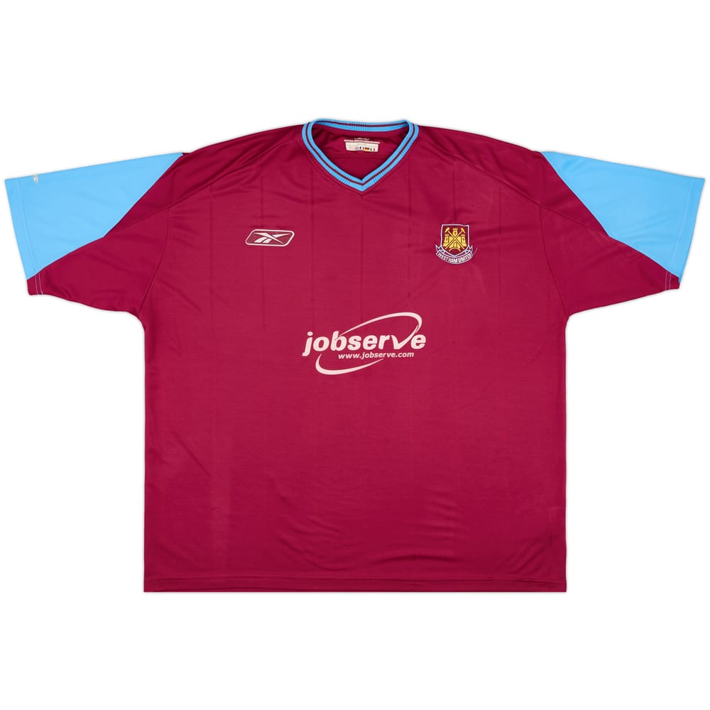 2003-05 West Ham Home Shirt - 8/10 - (XXL)