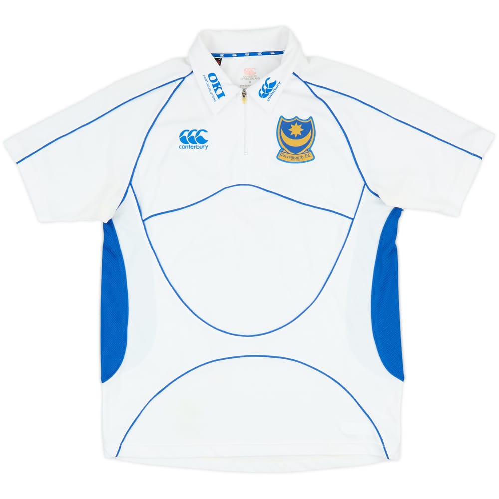 2008-09 Portsmouth Canterbury 1/4 Zip Polo Shirt - 7/10 - (M)