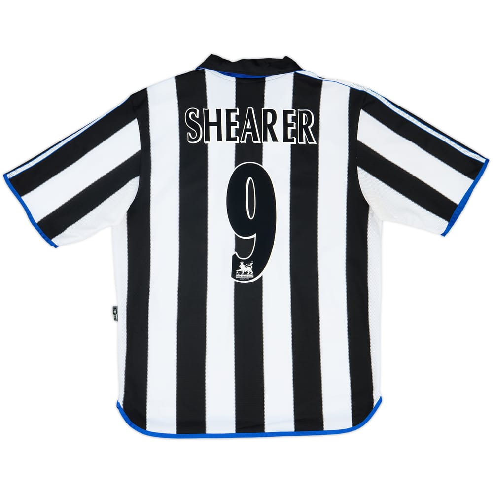 2000-01 Newcastle Home Shirt Shearer #9 - 9/10 - (L)