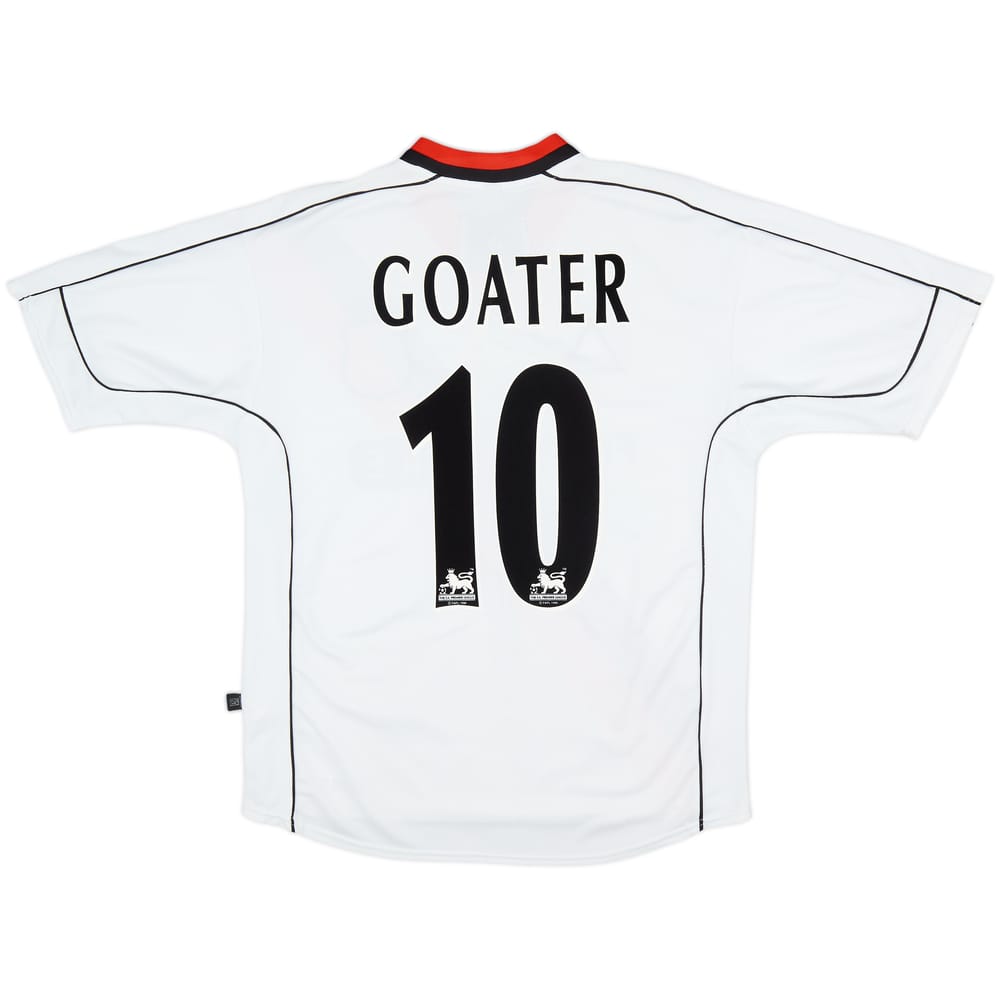 2002-03 Manchester City Away Shirt Goater #10 - 8/10 - (S)