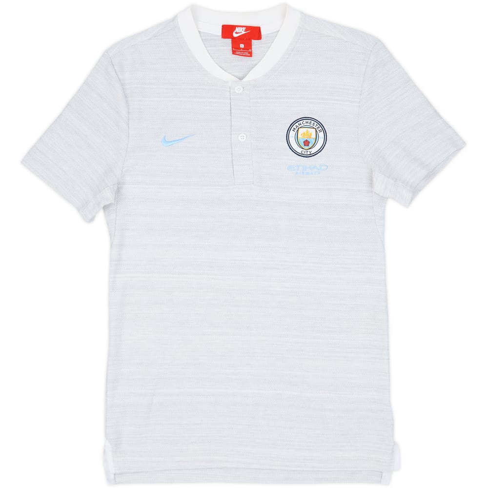 2018-19 Manchester City Polo Shirt - 8/10 - (S)