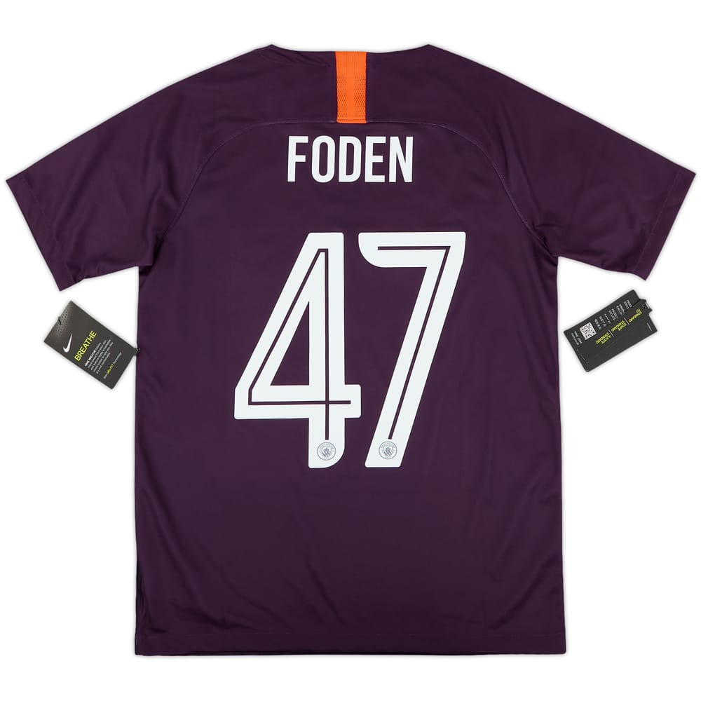 2018-19 Manchester City Third Shirt Foden #47 (XL.Boys)