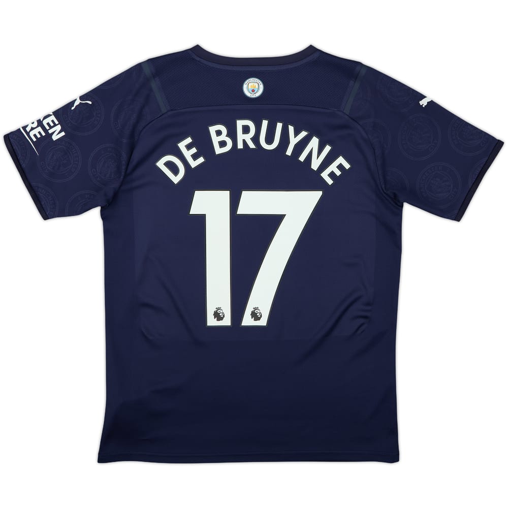 2021-22 Manchester City Third Shirt De Bruyne #17 - 8/10 - (M)