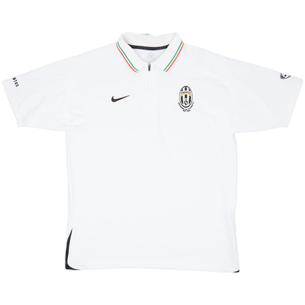 2005-06 Juventus Nike 1/4 Zip Polo Shirt - 7/10 - (XL)