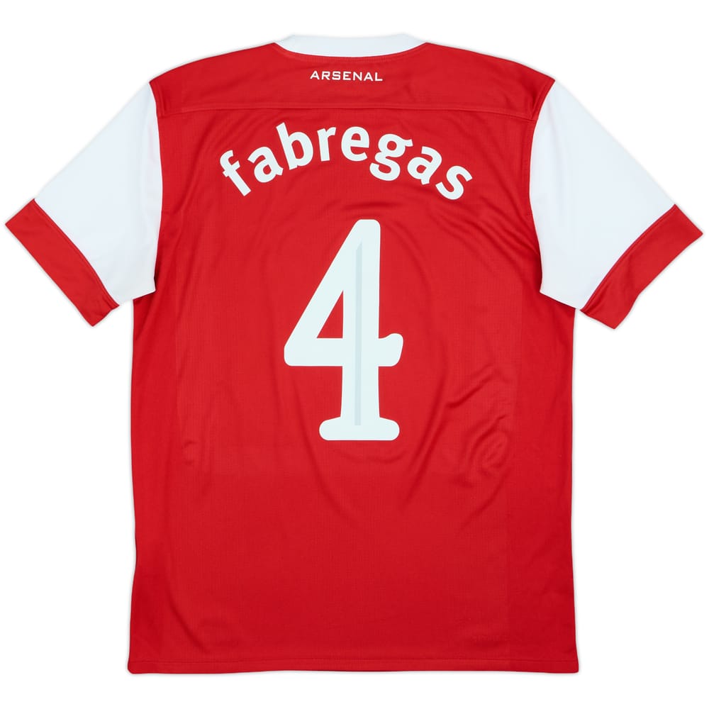 2010-11 Arsenal Home Shirt Fabregas #4 - 8/10 - (M)