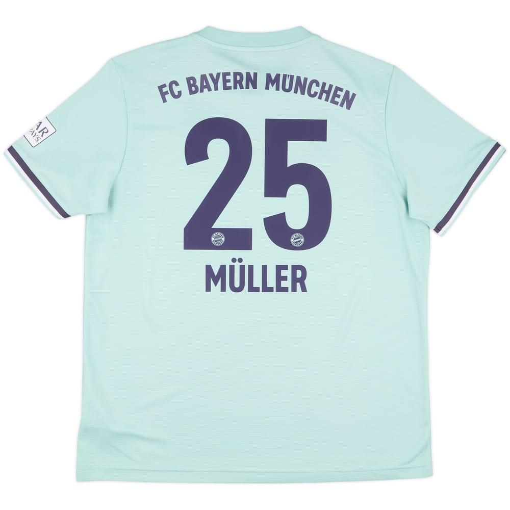 2018-19 Bayern Munich Away Shirt Muller #25 - 10/10 - (XL)