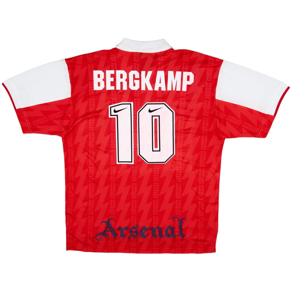 1994-96 Arsenal Home Shirt Bergkamp #10 - 8/10 - (XL)
