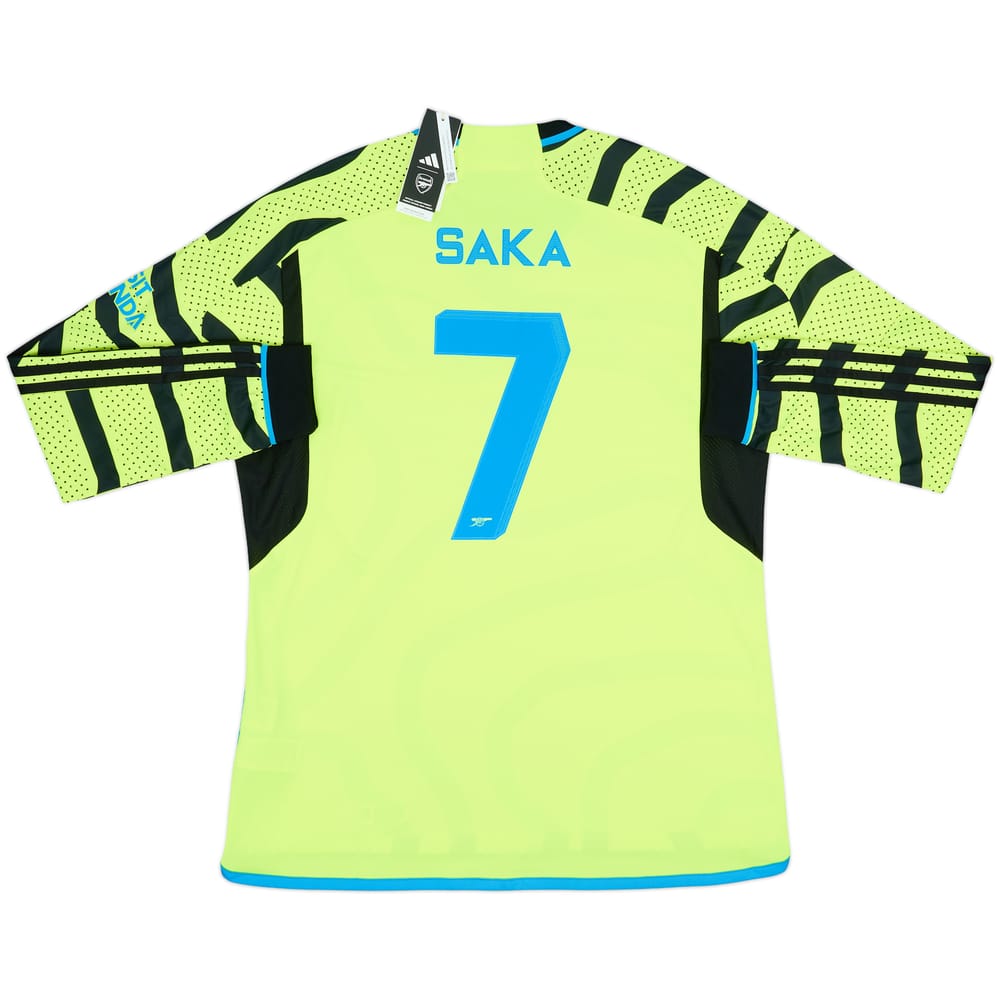 2023-24 Arsenal Away L/S Shirt Saka #7 (XL)