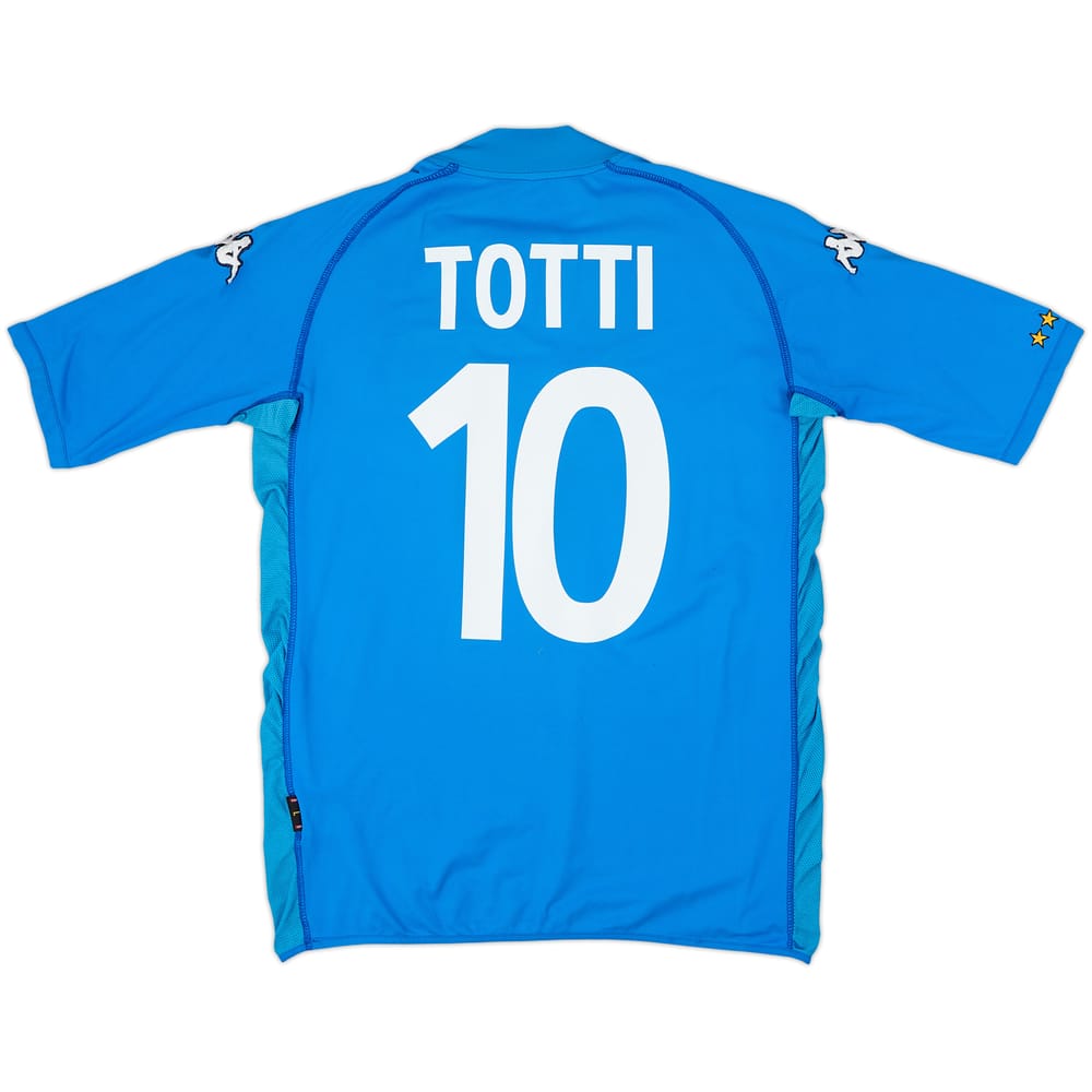 2002 Italy Home Shirt Totti #10 - 6/10 - (L)