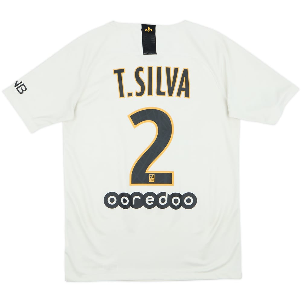 2018-19 Paris Saint-Germain Away Shirt T.Silva #2 - 9/10 - (XL.Boys)