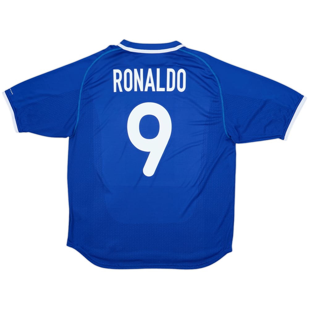 2000-02 Brazil Away Shirt Ronaldo #9 - 8/10 - (L)