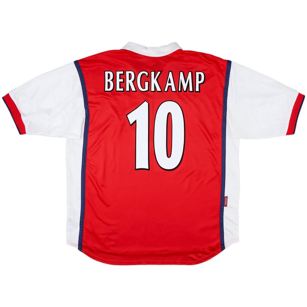 1998-99 Arsenal Home Shirt Bergkamp #10 - 8/10 - (XL)