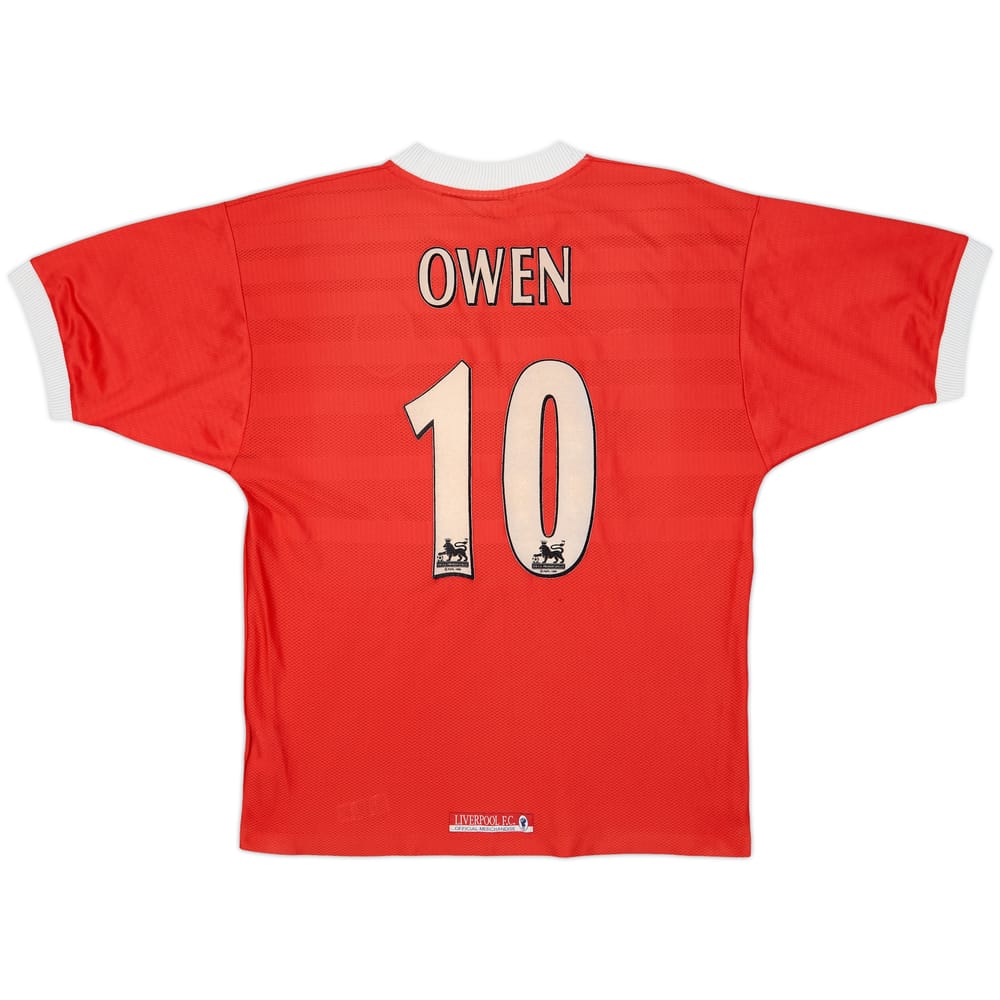 1998-00 Liverpool Home Shirt Owen #10 - 4/10 - (M)