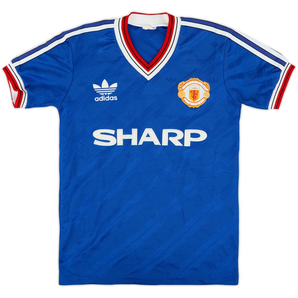 1986-88 Manchester United Third Shirt - 8/10 - (L.Boys)