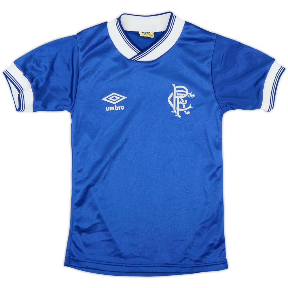 1984-87 Rangers Home Shirt - 10/10 - (S.Boys)
