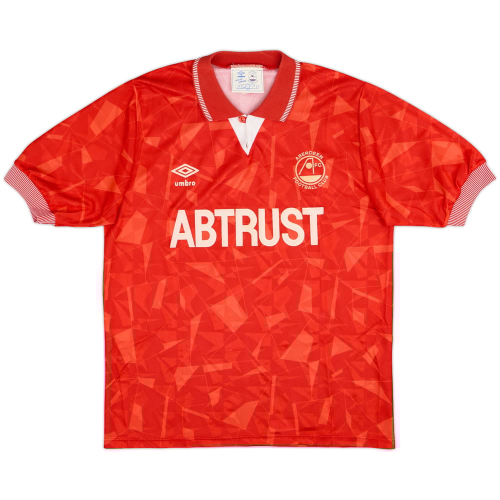 1990-91 Aberdeen Home Shirt - 8/10 - (S)