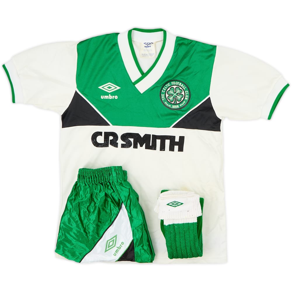 1986-87 Celtic Third Full Kit - 8/10 - (M.Boys)