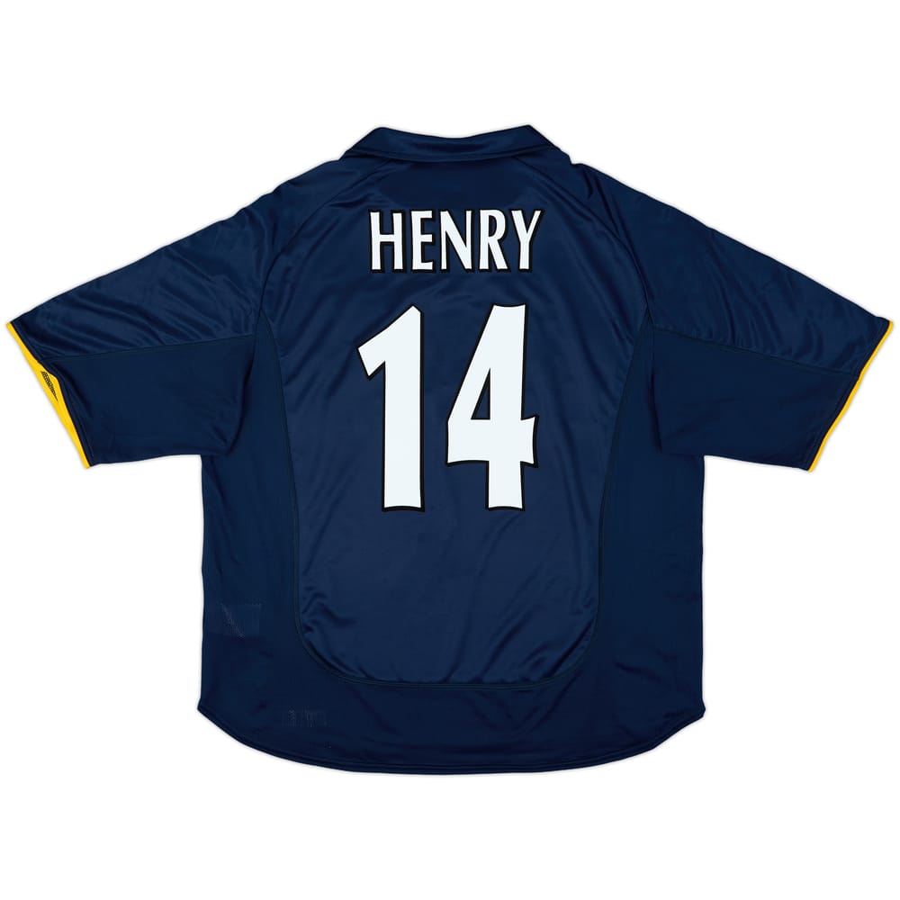 2000-02 Arsenal European Shirt Henry #14 - 9/10 - (XL)