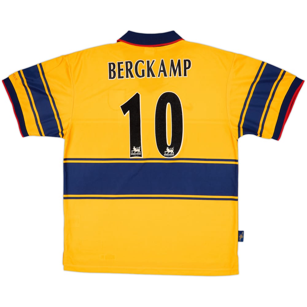 1997-99 Arsenal Away Shirt Bergkamp #10 - 8/10 - (XL)