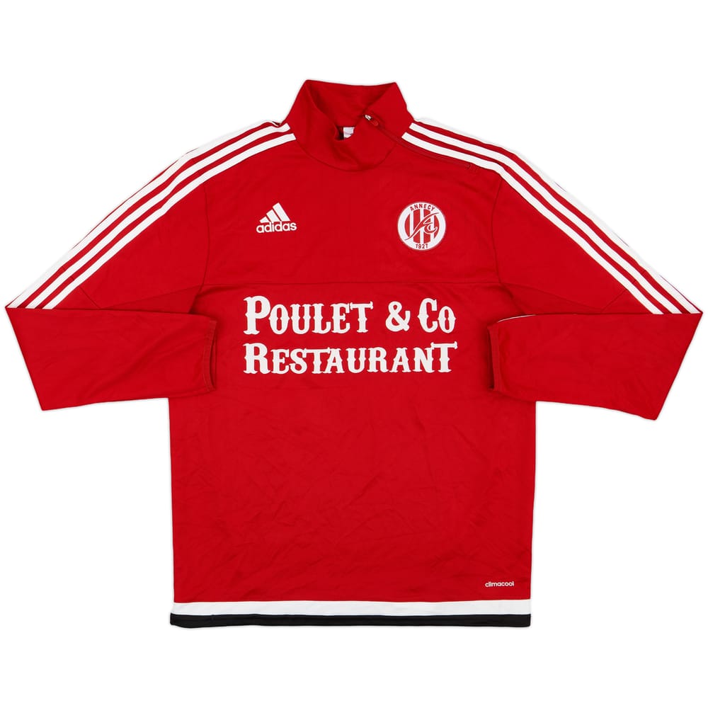 2015-16 Annecy adidas 1/4 Zip Drill Top - 6/10 - (M)
