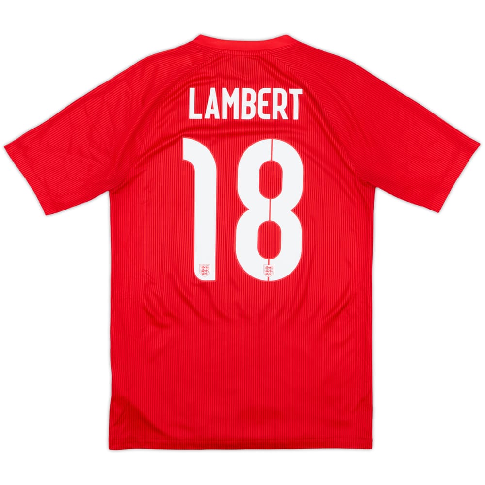 2014-15 England Away Shirt Lambert #18 - 9/10 - (S)