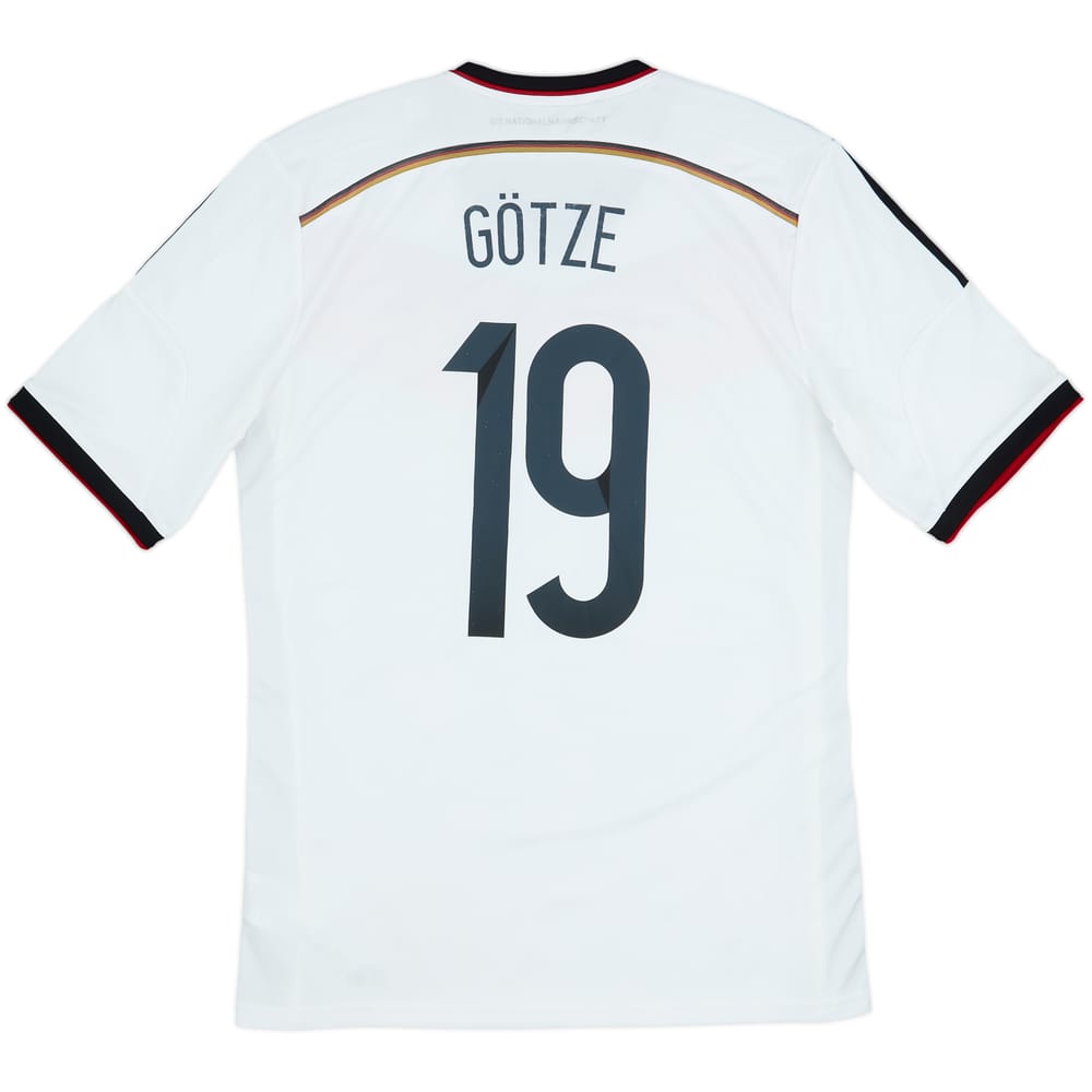 Camiseta de local de Alemania 2014-15 Gotze #19 - 6/10 - (L)